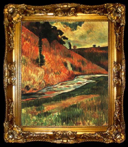 framed  Charles Laval Landscape, ta009-2
